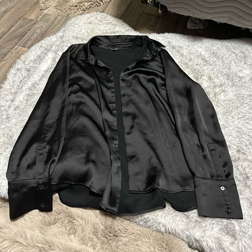 Dynamite Silk Button Up
